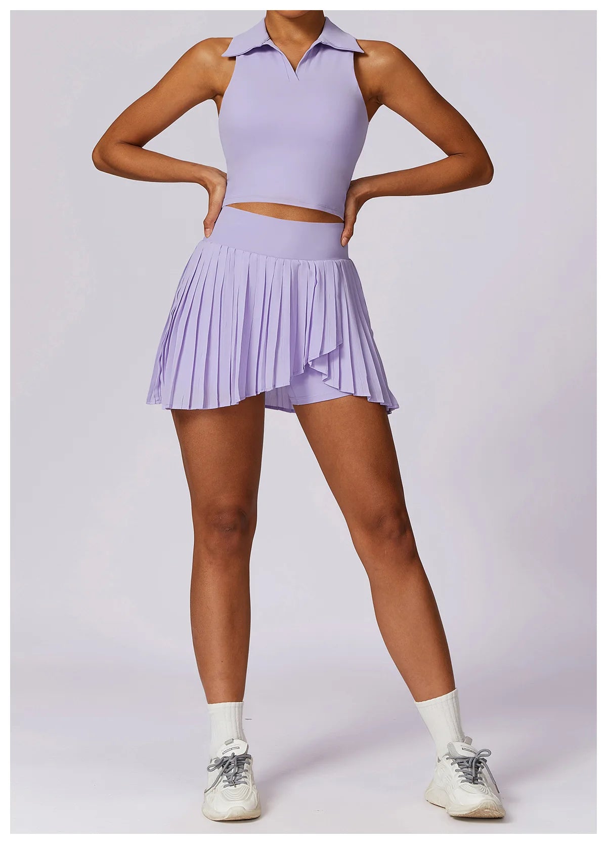 Workout Sports Skort Skirt top tennis set
