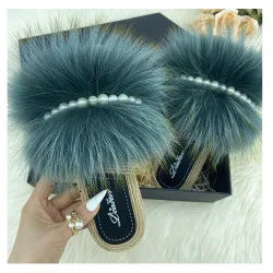 Fur Fluffy thick sole Slippers