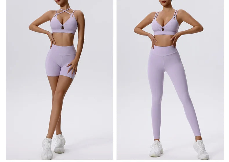 2 piece Yoga Sportswear Bra & Leggings Set