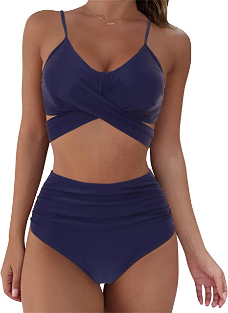 New High Waist Push Up Brazilian Bathing Suits