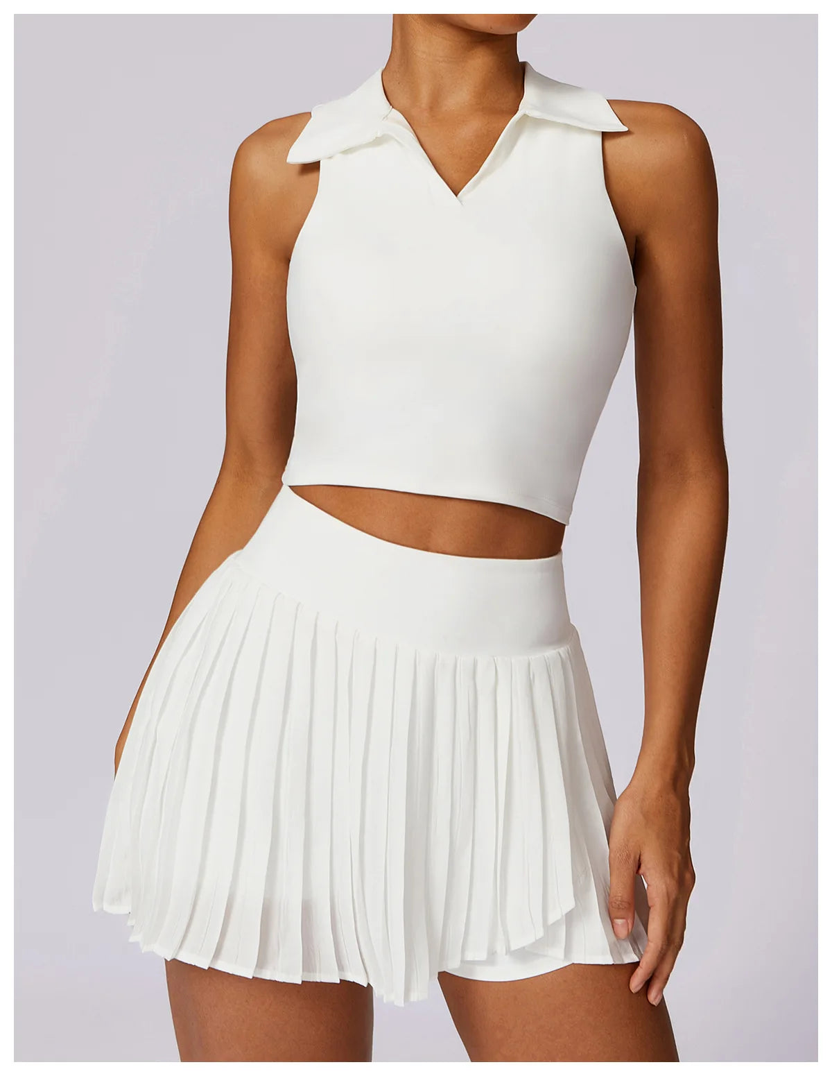 Workout Sports Skort Skirt top tennis set
