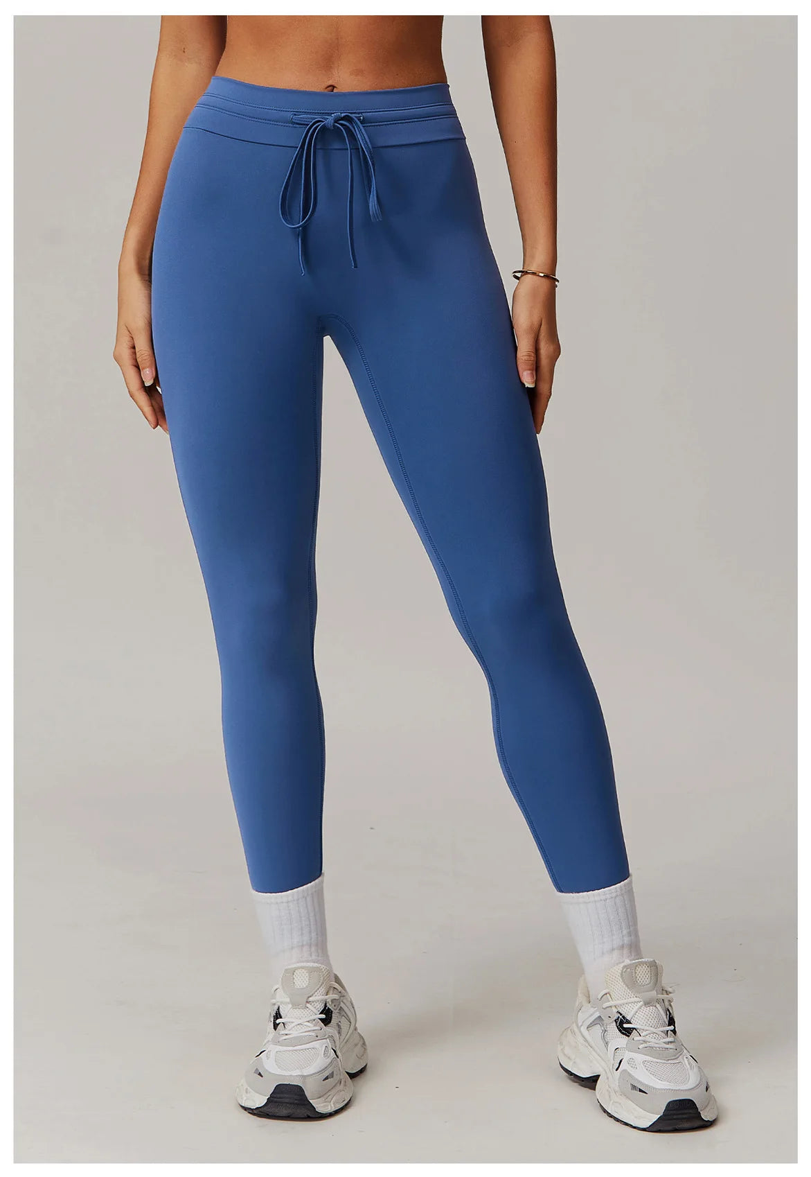 Drawstring High Waist Fitness Leggings