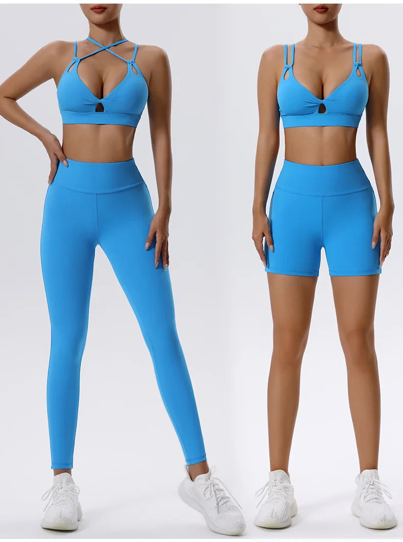 2 piece Yoga Sportswear Bra & Leggings Set