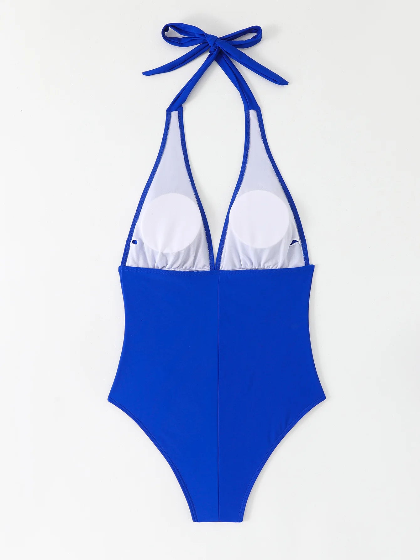 Plunge halter Neck One Piece Swimsuit