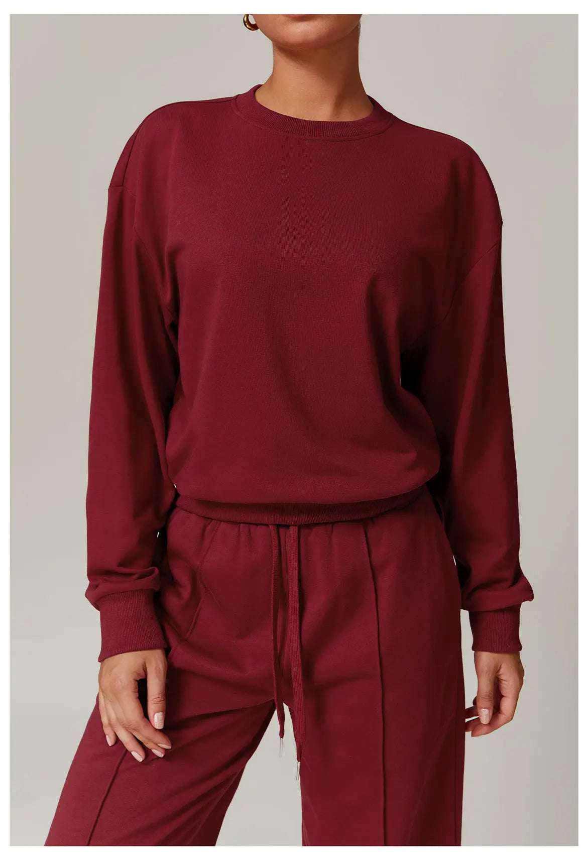 Round Neck Casual Women's sweatshirt