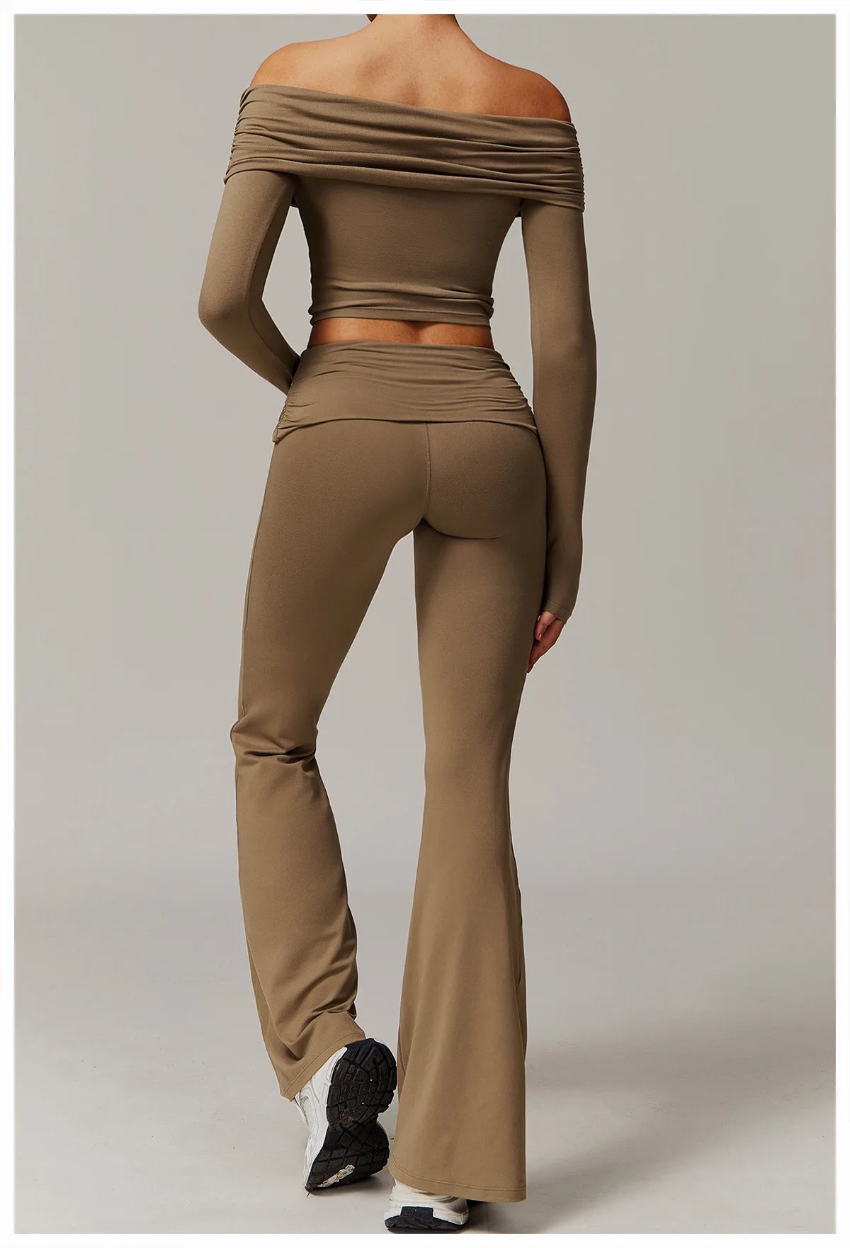 Bell-bottoms wide leg fitness Sport Leggings