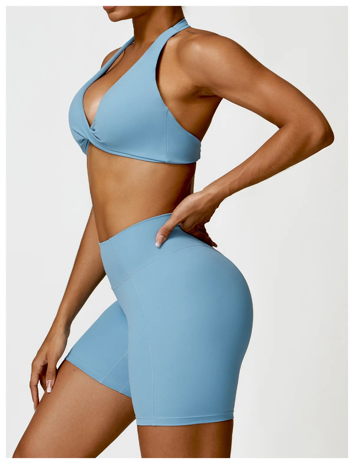 Push Up Breathable Wrapped Yoga Sports Bra