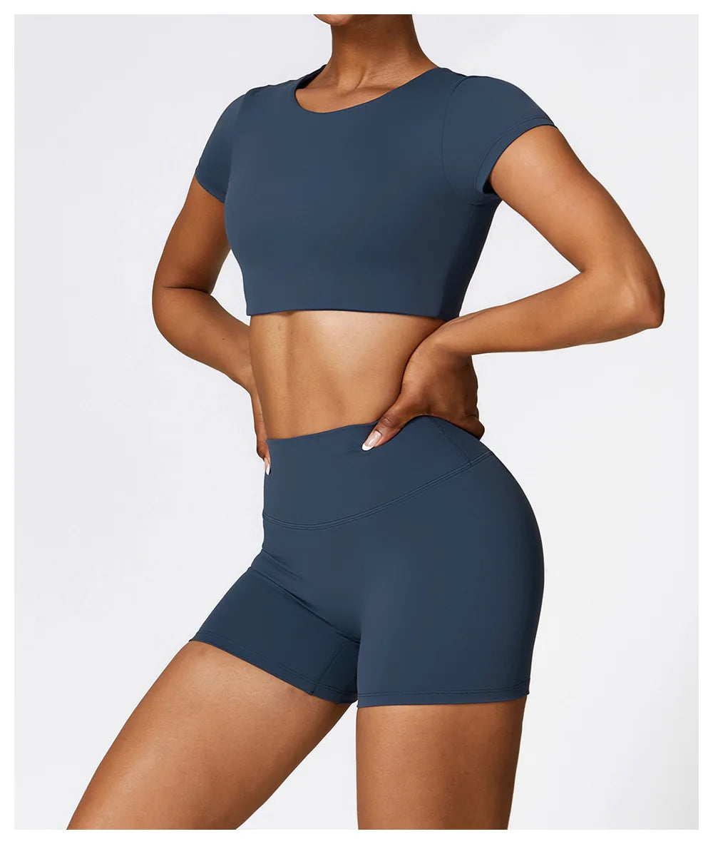 Seamless Yoga Workout Fitness Crop Top