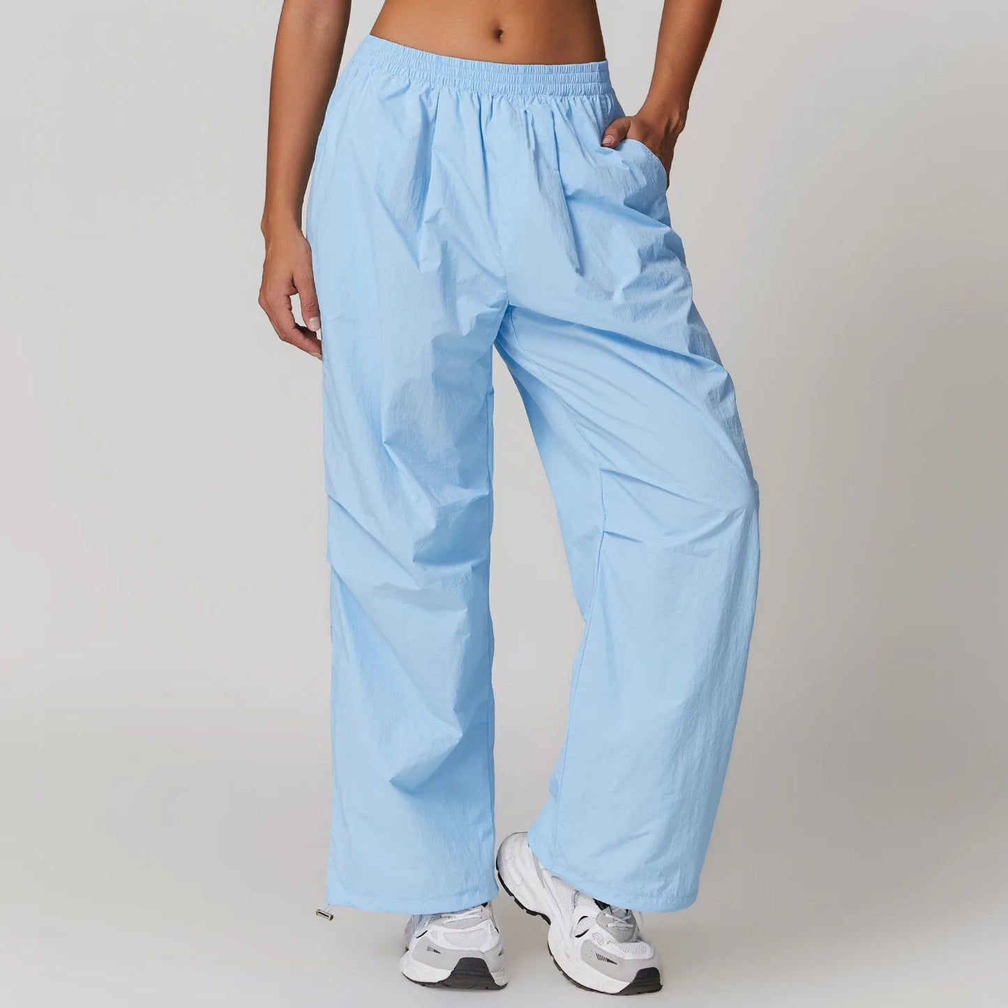 Breathable Running Fitness trousers sky blue