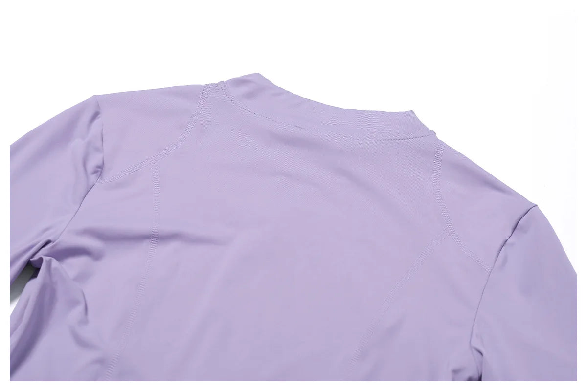 2 piece Yoga Fitness Sports Short Skirt Long Sleeved set