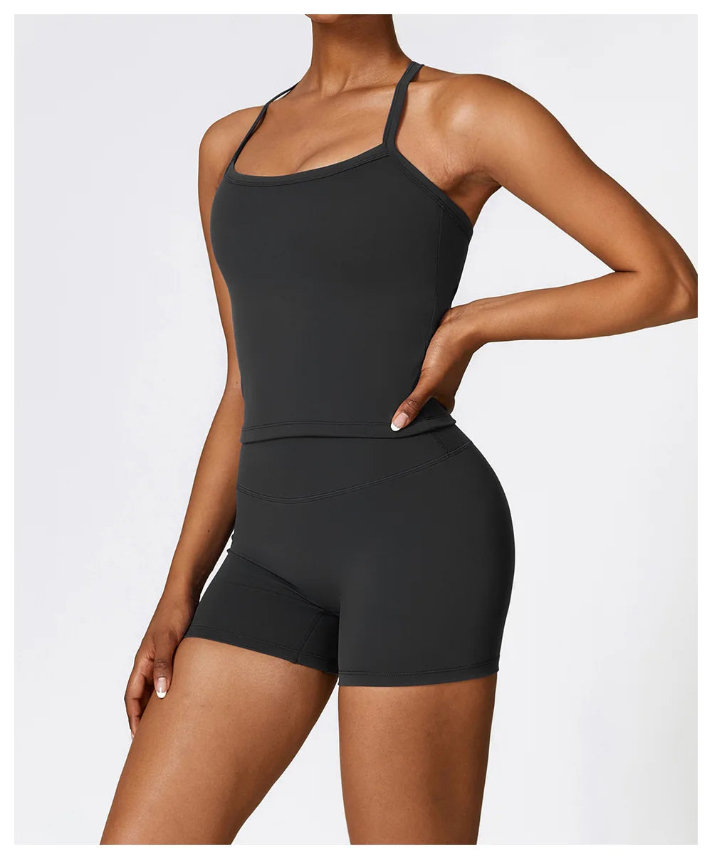 Cross Back Yoga Sports Bra