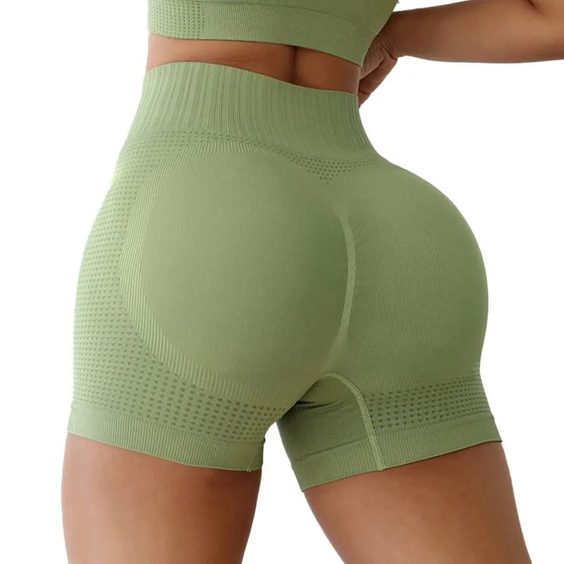 New Shorts Running Yoga Fitness Pants Green4