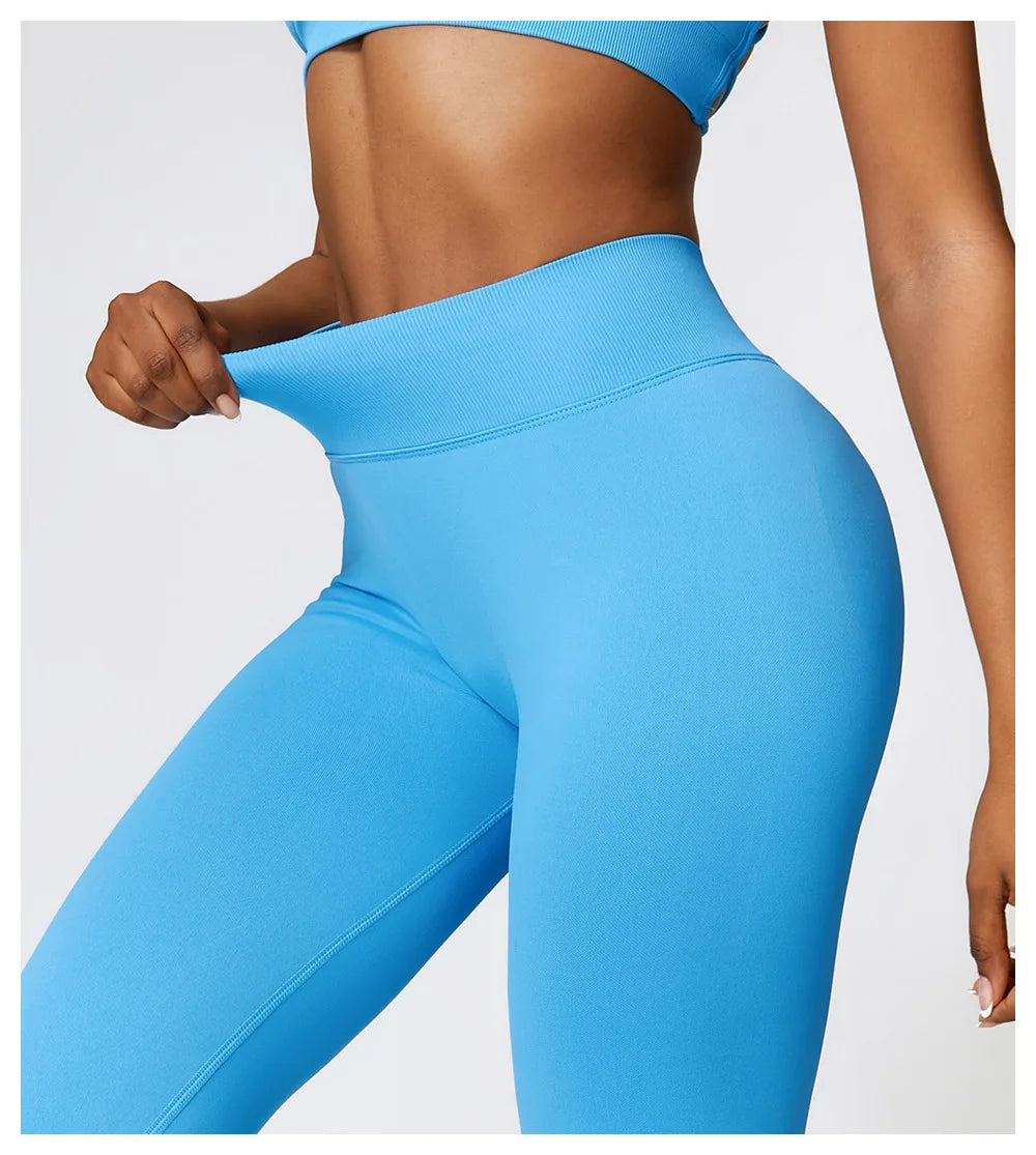 Women seamless Sports High Waist Fitness Leggings