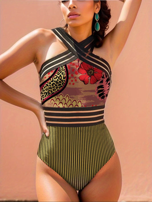 New Sexy Band One Piece Swimsuit 24031