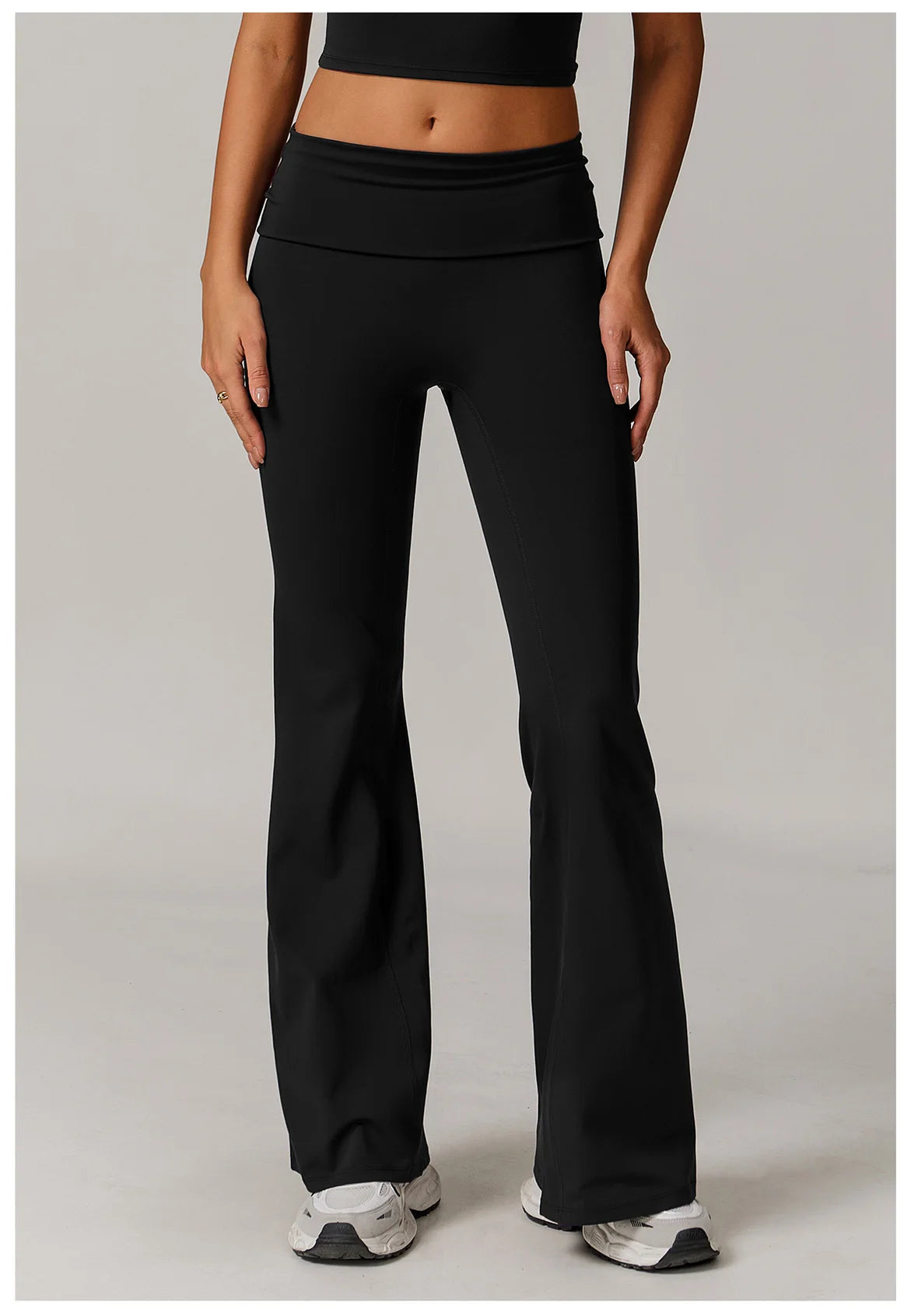 Bell-bottoms High Waist Wide Leg Fitness Workout Leggings