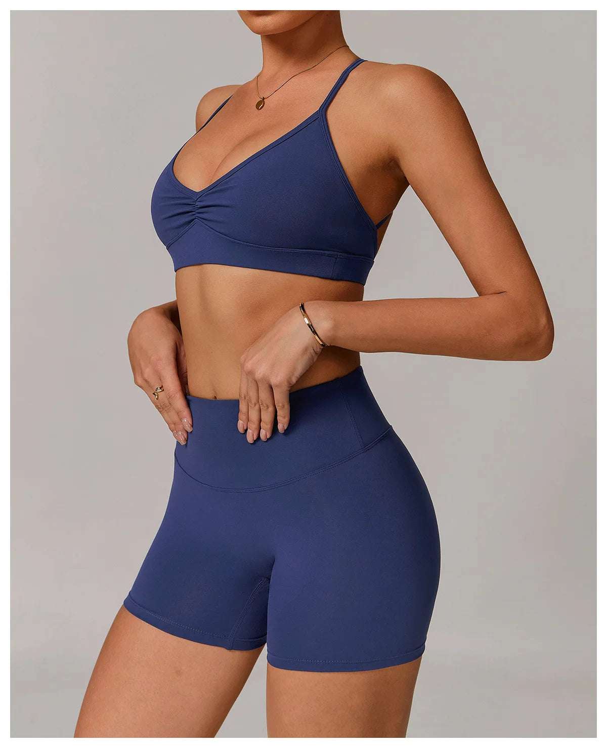 Shoulder Straps Fitness Sports Bra