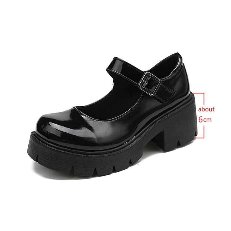 Women mary janes platform Lolita shoes