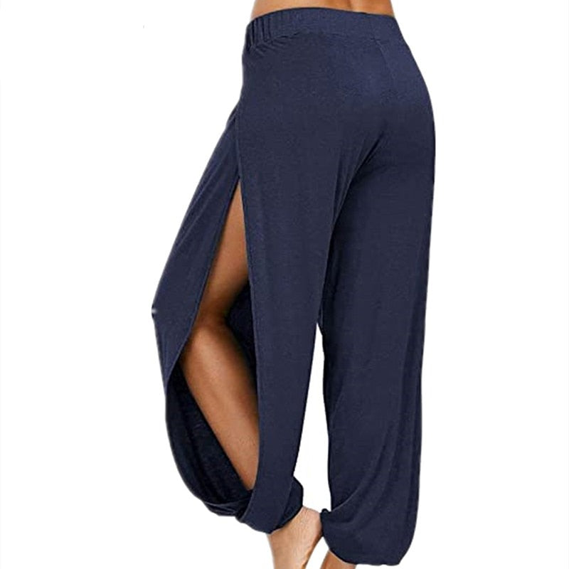 Women Fashion Yoga Pants Navy XL