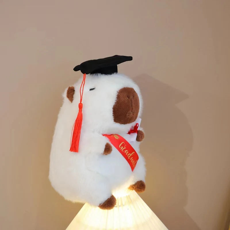 Graduate Doctor Capybara Owl Bear Plush soft Toy