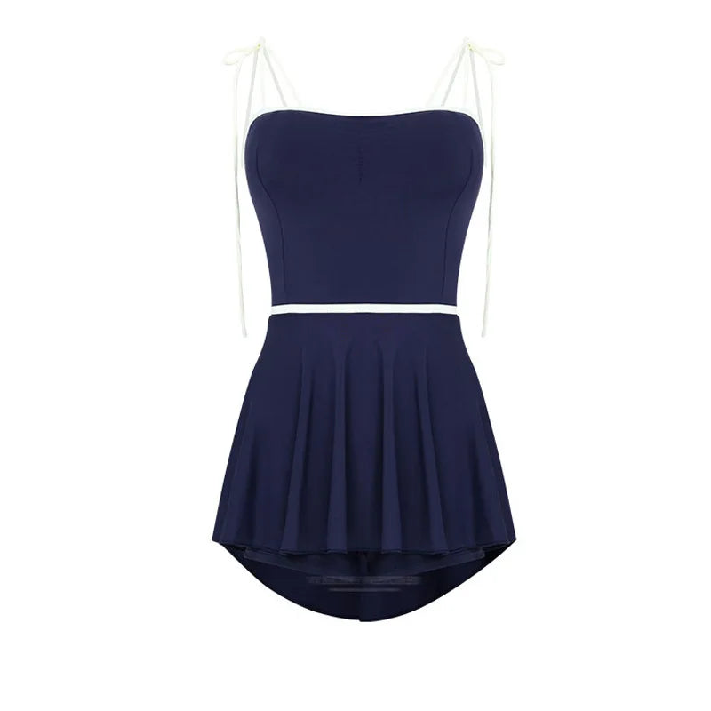 Monokini One Piece skirt dress Swimsuit