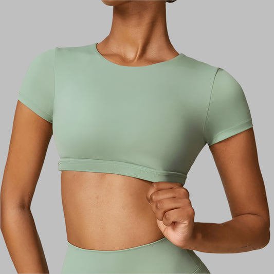 Seamless Yoga Workout Fitness Crop Top