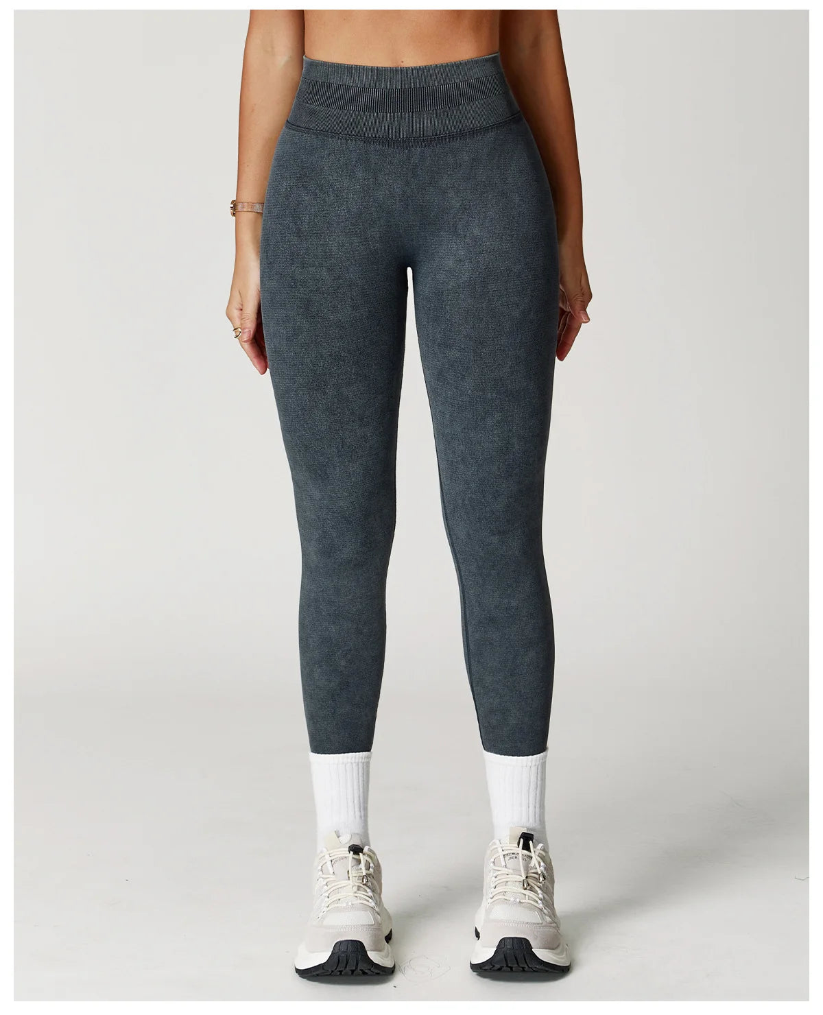 Seamless Yoga Sports High Waist Ribbed Gym leggings