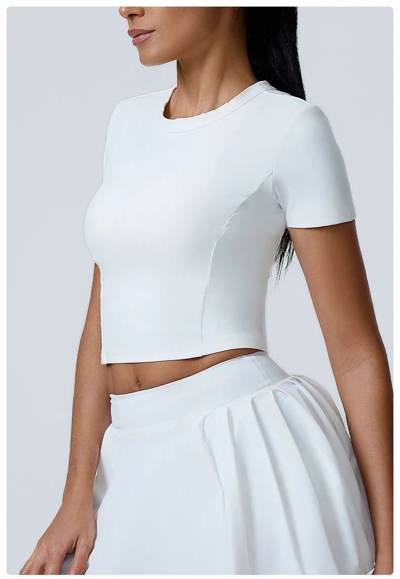 Workout Short Sleeve Yoga gym top