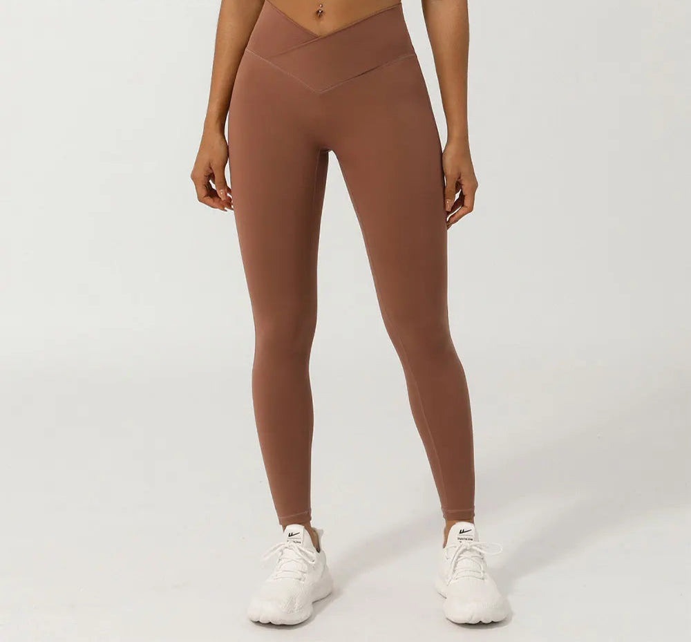 V-shaped Waist High Waist Fitness gym Leggings