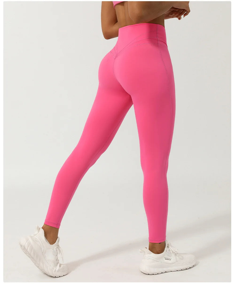 V-shaped Waist High Waist Fitness gym Leggings