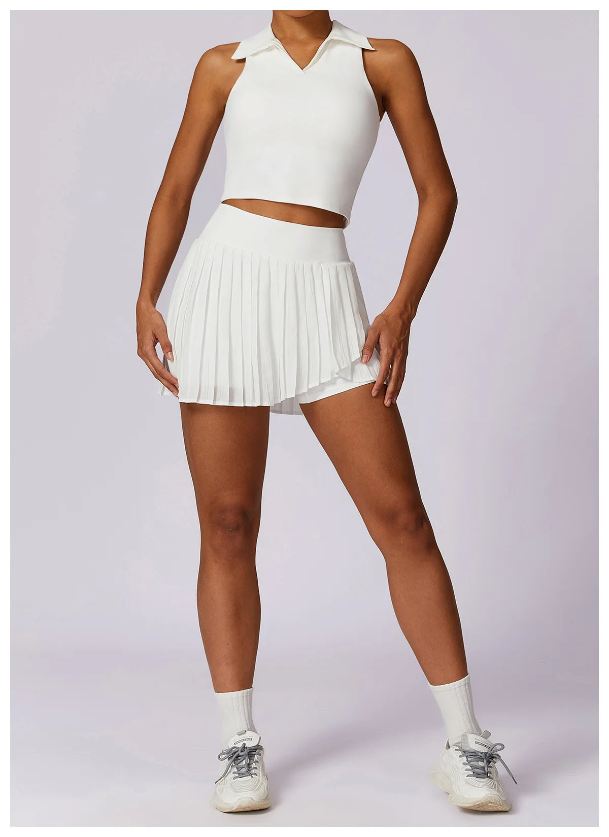 Workout Sports Skort Skirt top tennis set