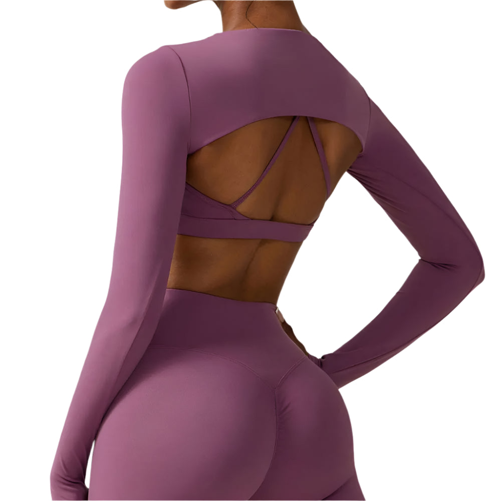 Long Sleeved Fitness Gym Top