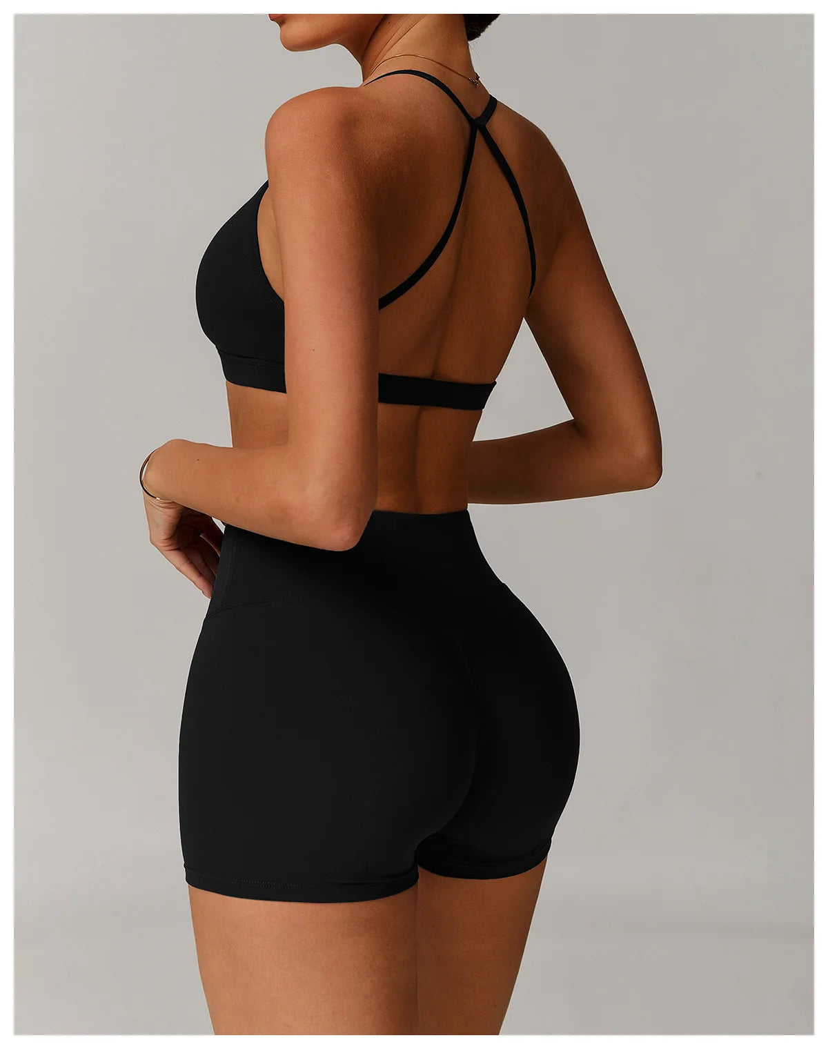 Shoulder Straps Fitness Sports Bra