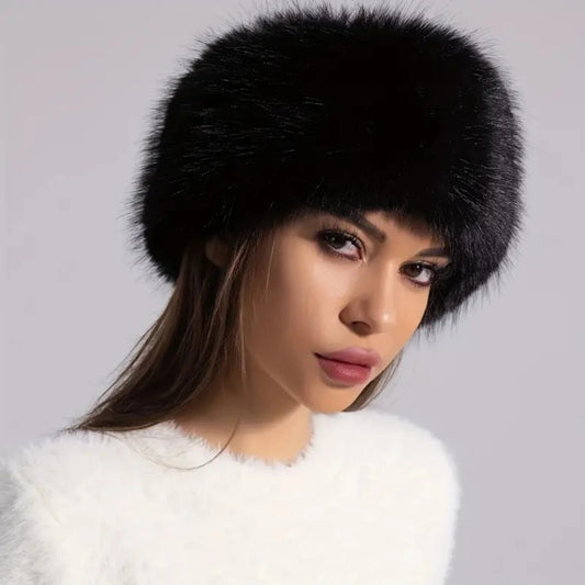 Faux Fur Hat Without Hat