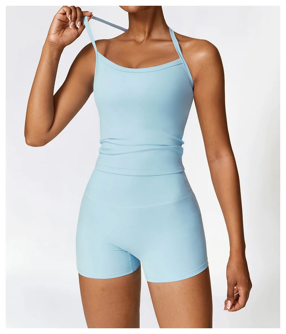 Cross Back Yoga Sports Bra