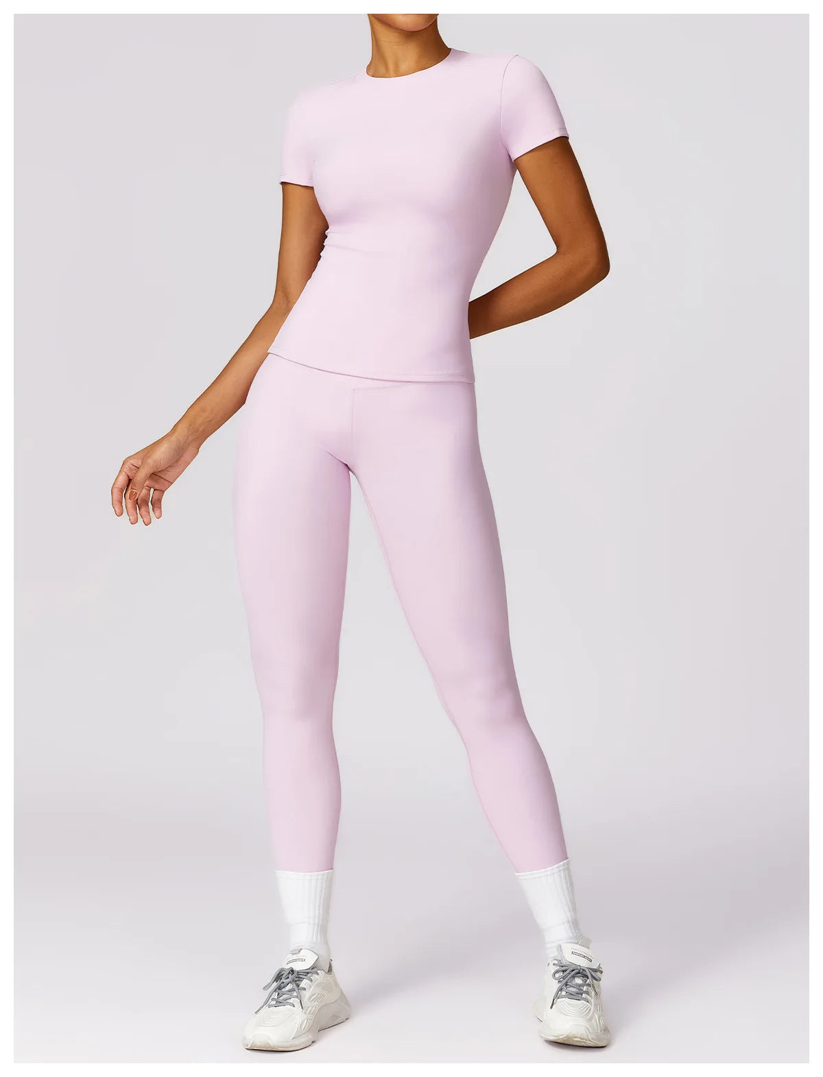 Seamless Short Sleeve Yoga Gym Top