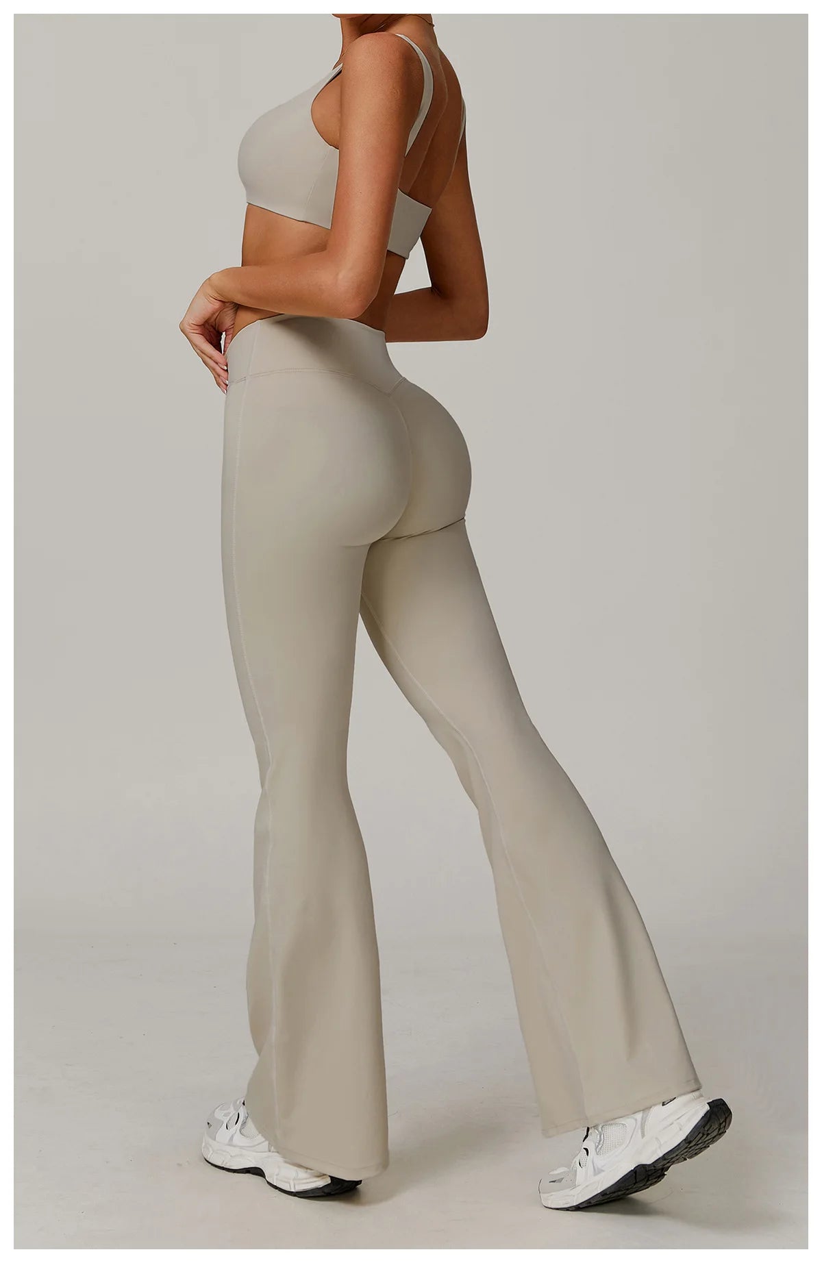 Bell Bottomed High Waist Wide Leg Gym Leggings