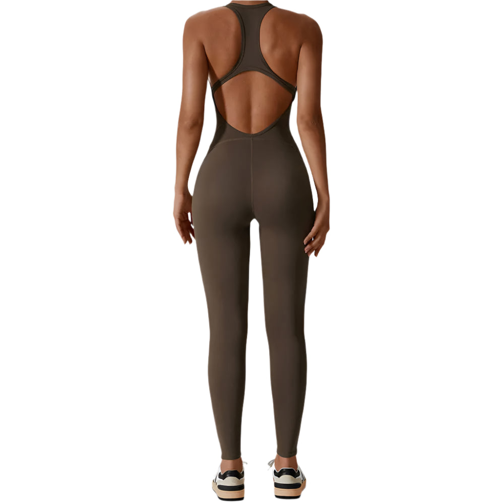 Backless Fitness Sportswear One-piece Bodysuit