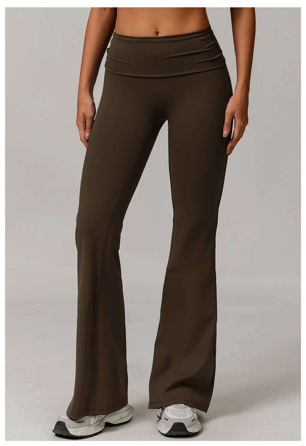 Bell-bottoms High Waist Wide Leg Fitness Workout Leggings