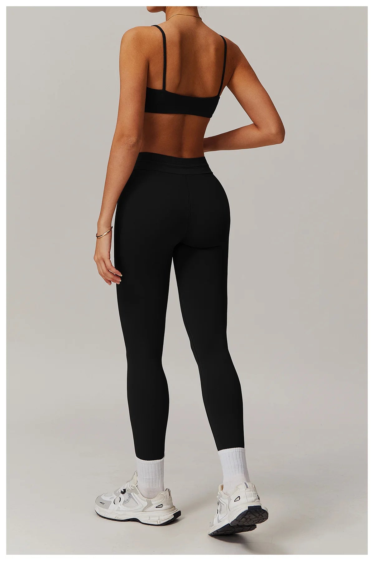 Drawstring High Waist Fitness Leggings