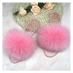 Fur Fluffy thick sole Slippers
