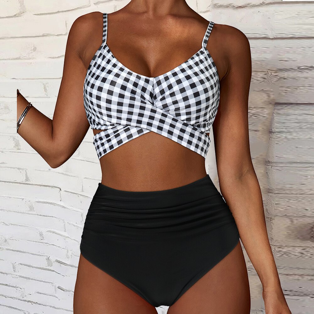 New High Waist Push Up Brazilian Bathing Suits