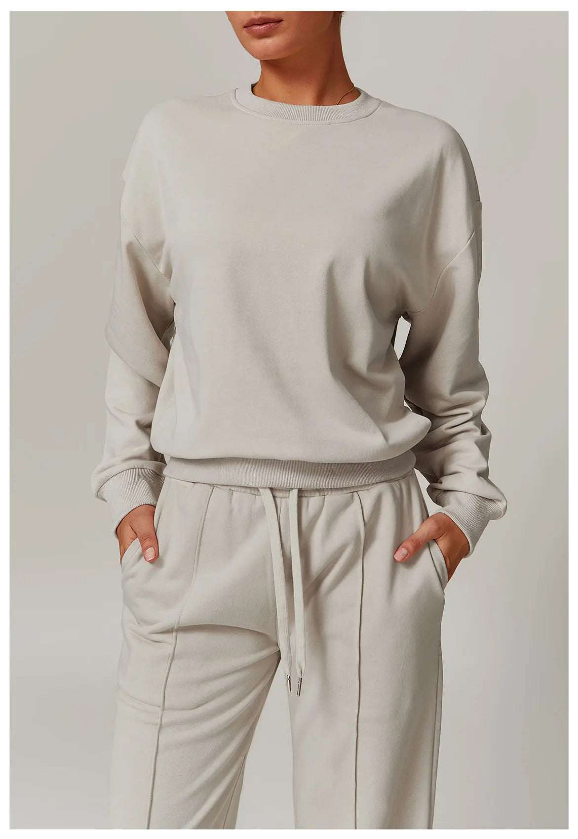 Round Neck Casual Women's sweatshirt