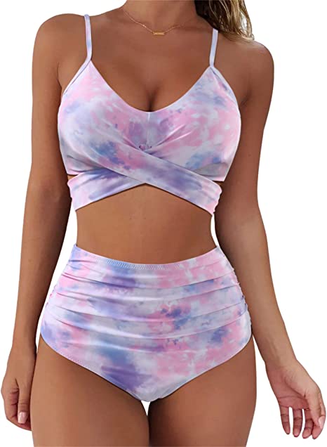 New High Waist Push Up Brazilian Bathing Suits B4087TD