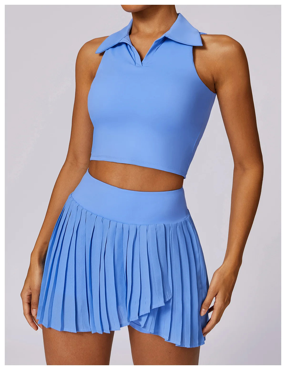 Workout Sports Skort Skirt top tennis set