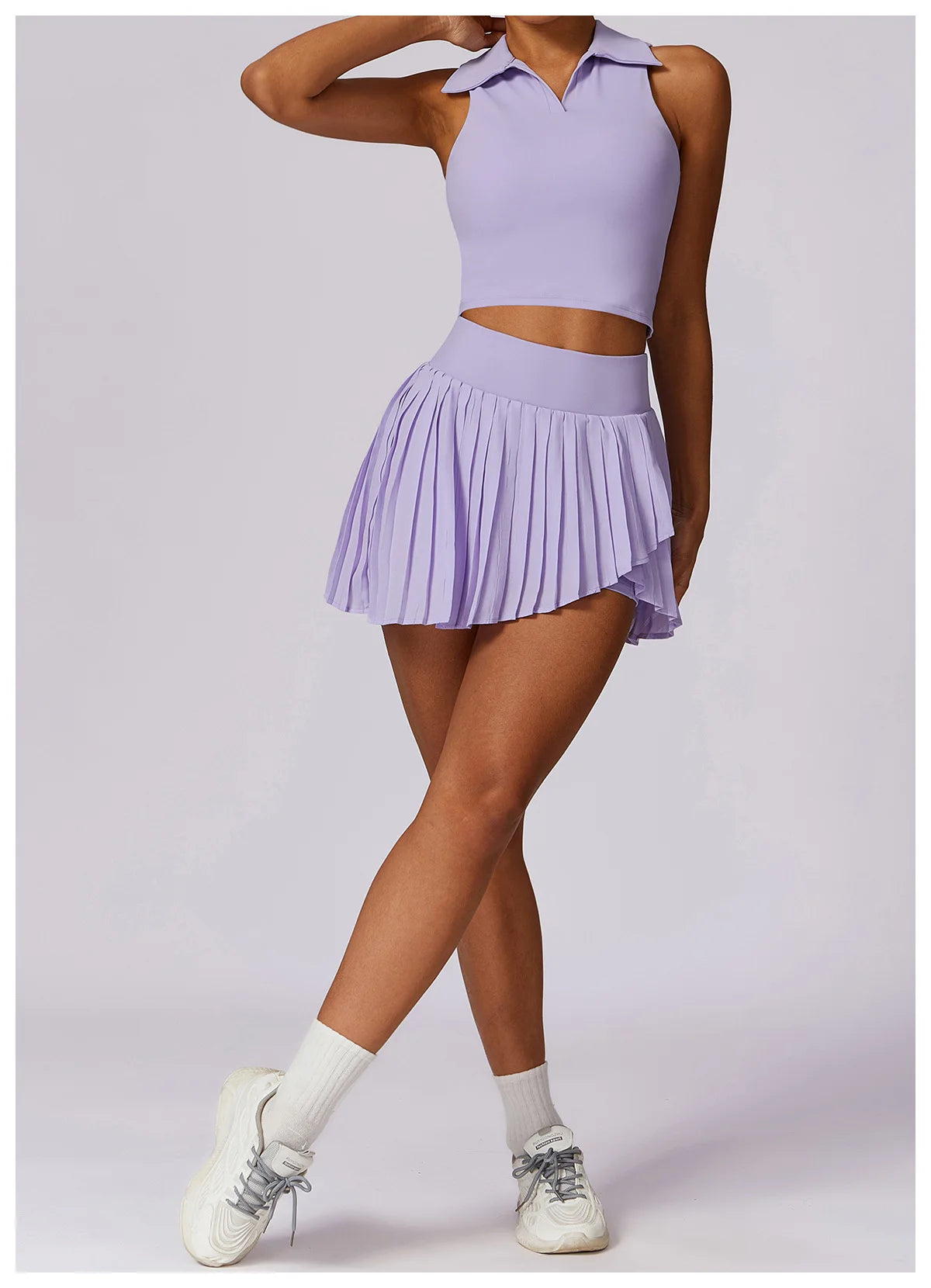 Workout Sports Skort Skirt top tennis set