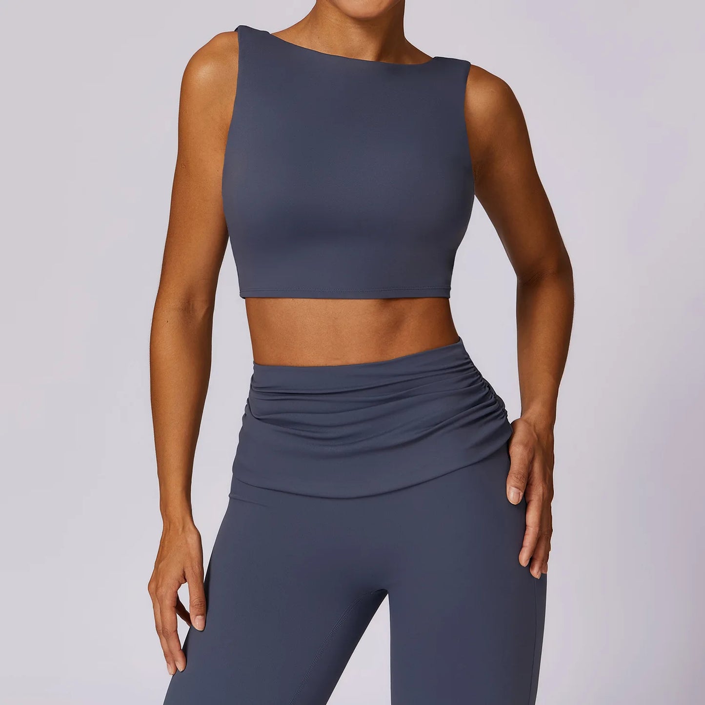 High Strength Shockproof gym workout Crop Top