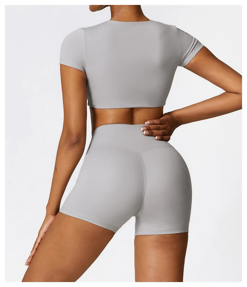 Seamless Yoga Workout Fitness Crop Top