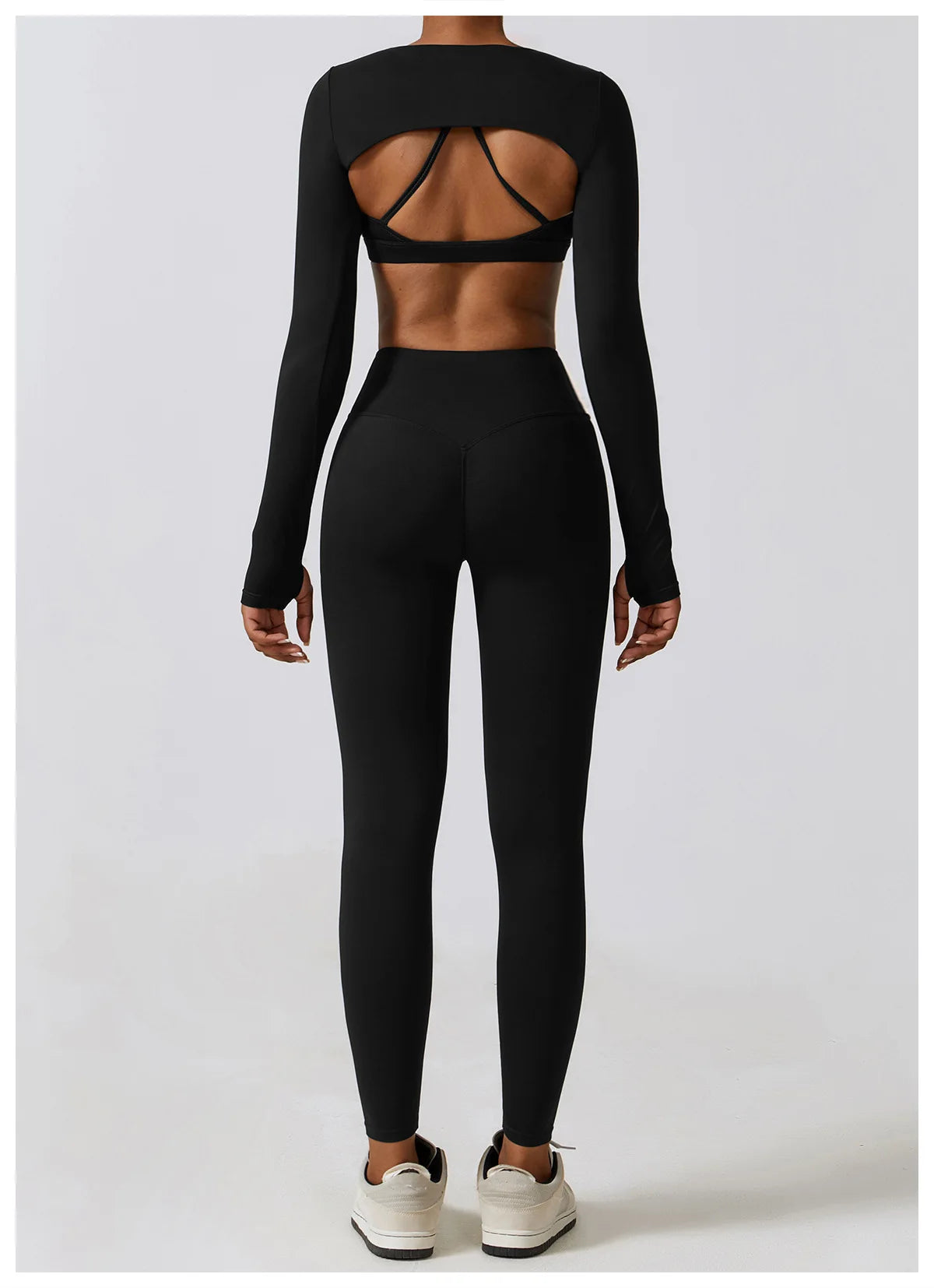 Long Sleeved Fitness Gym Top