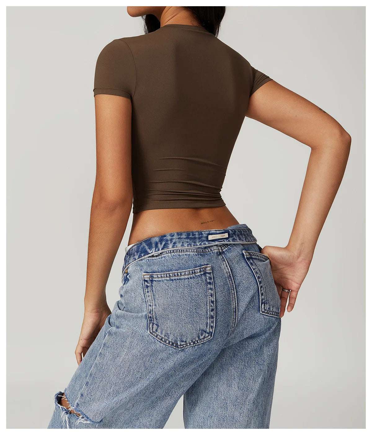 Short Sleeve Breathable Quick Dry Workout Gym Sports Yoga Top