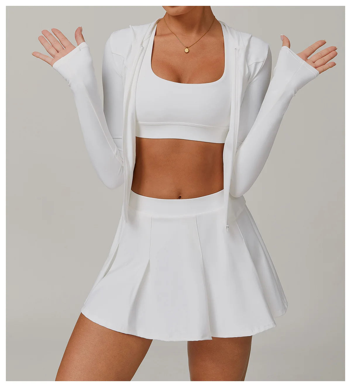 Zipper Long Sleeve Sports Jacket